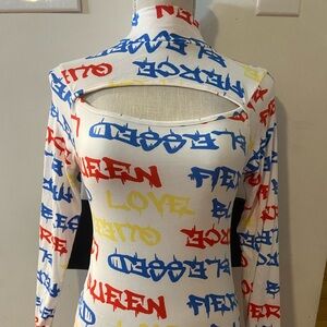 Two Poof New York Bodysuits Size L